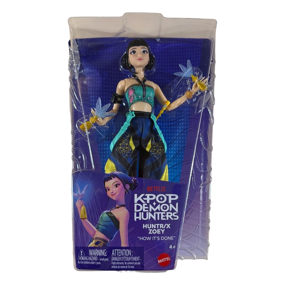 Mattel Netflix K-Pop Demon Hunters Hunterx Zoey How It's Done Fashion Doll New
